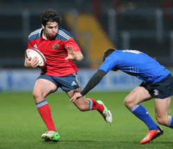 Alex Wootton in action last week against Leinster